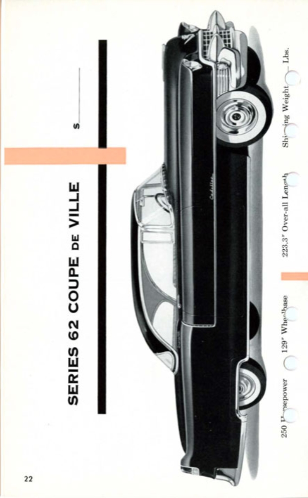 1955 Cadillac Salesmans Data Book Page 69